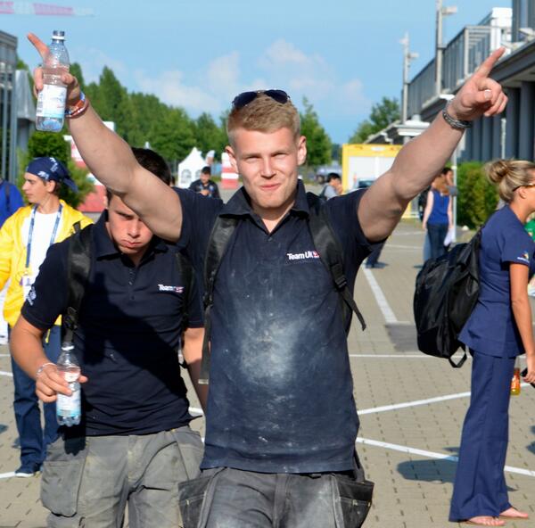 Breaking News: <a href="/ashterron/">Ashley Terron</a>  has been awarded GOLD <a href="/worldskills/">WorldSkills</a> in Bricklaying - CONGRATS - #WSteamUK <a href="/worldskillsuk/">WorldSkills UK</a>