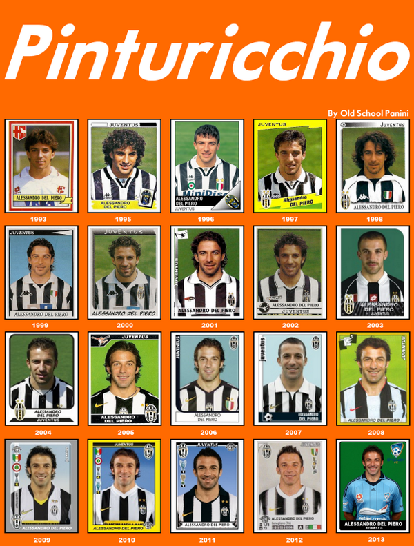 M0tivacionesF's tweet photo. Old School football!!! Del Piero RT foto via OSP http://t.co/8vUZAmIJQO