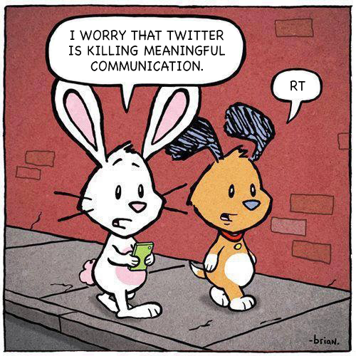 iraszl's tweet photo. I WORRY THAT TWITTER IS KILLING MEANINGFUL COMMUNICATION. http://t.co/5MHD7nuJwE