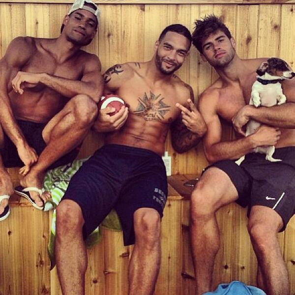 Barbie__white's tweet photo. Chad @Chad__white and Freddy. I don't worry! Straight both! http://t.co/gS9C4nFBHG