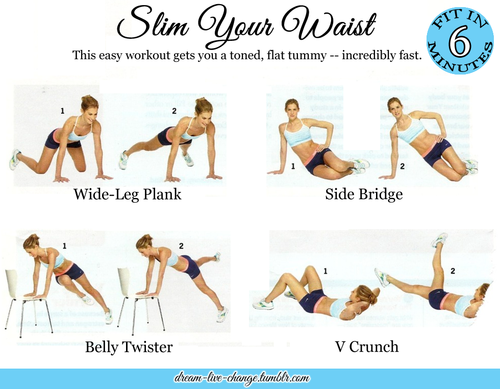 FitCheerr's tweet image. Slim waist workout: