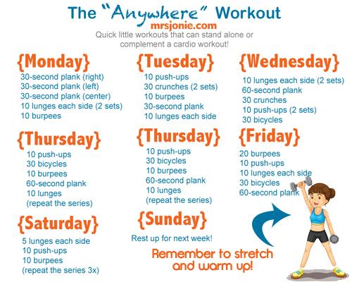 FitCheerr's tweet image. Anywhere workout: