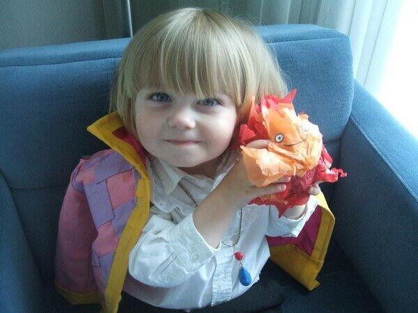 Ghibli_daisuki's tweet photo. ハウルコスプレ♪ かわいすぎ♡ https://t.co/bz0RGlLCUz