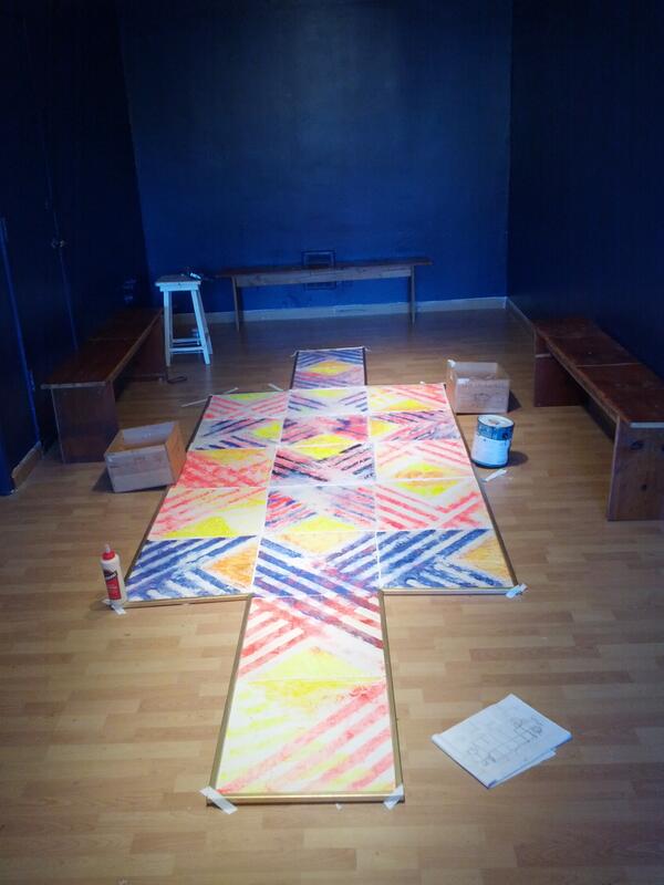 AlbagliA's tweet photo. Its all coming together! #rng opens Thursday! #siteunseen http://t.co/TvbbJASK4A
