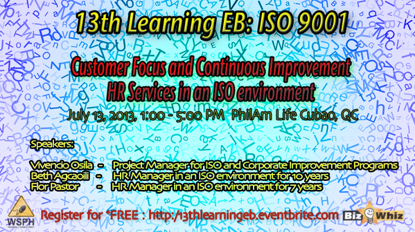 WSPHConsulting's tweet image. #BetterProcess=#BetterService
Learn principles on how to improve services, join us for FREE
13thlearningeb.eventbrite.com