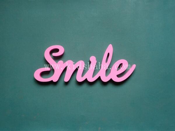 kidsbaba8's tweet photo. A smile makes you ten years younger.The shortest distance between two people is a smile.Wooden Smile word:) http://t.co/asryVSu5hk