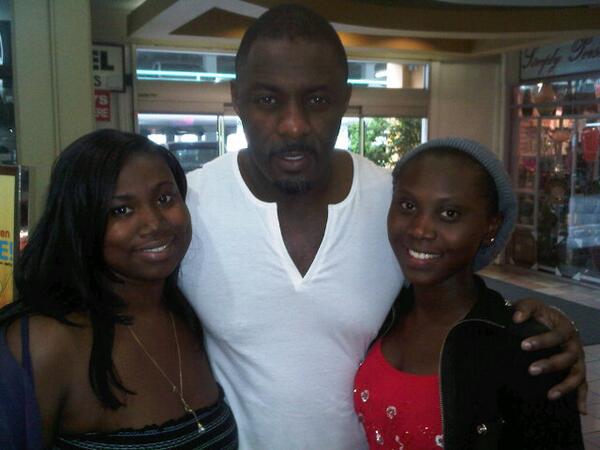 jaylamarie's tweet photo. Jus remembered this pic my friend and I took with Edris Elba when he was in T'dad ! http://t.co/W8fapKozMp