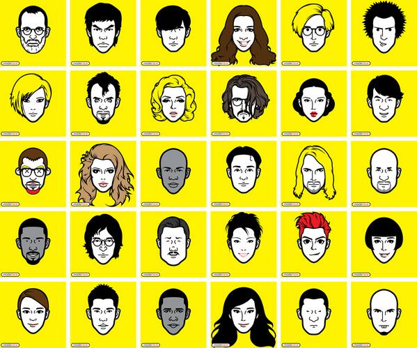 iMadeFace's tweet image. Recognize them?! ;)