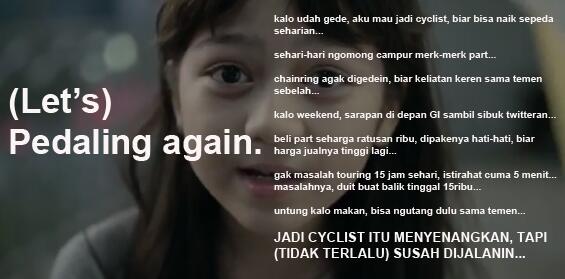 jadi cyclist itu menyenangkan, tapi (tidak terlalu) susah dijalanin part 2.