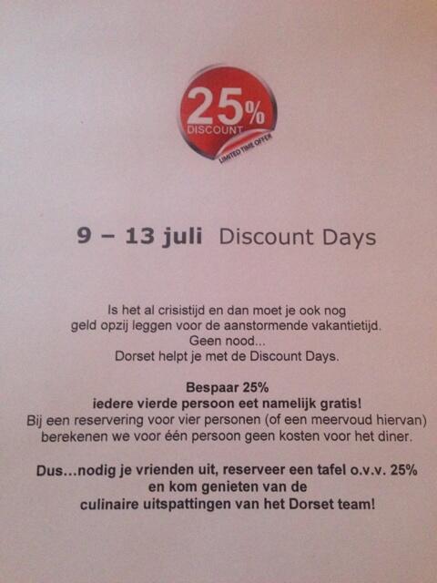 dorsetborne's tweet photo. Deze week dineren op ons nieuwe terras?Gewoon reserveren 🌞
Vorige week Lobster days, deze week discount days! Rt svp! http://t.co/8qX4rnAkOJ