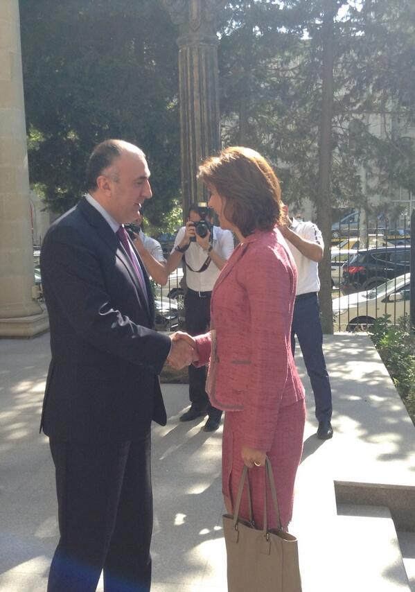 elmanabdullayev's tweet image. FM Mammadyarov receives Columbian FM Maria Angela Holguin Cuellar at MFA. #azerbaijan #aztwi #azdiplomacy