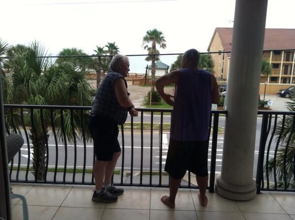 dwp1964's tweet photo. Dallas and his main man Curtis getting words of wisdom http://t.co/0jdpFSfqLm