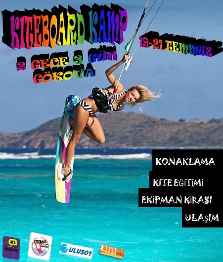19-21 TEMMUZ GÖKOVA #kiteboard kamp'a davetlisiniz....