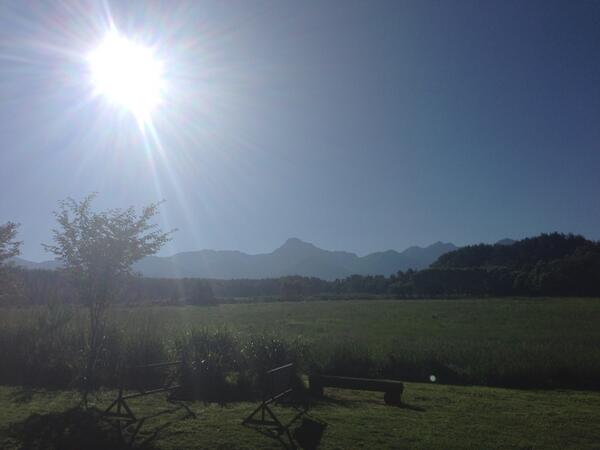 aidajiro's tweet photo. グットモーニング八ヶ岳！晴れ http://t.co/5N5Wini9fI