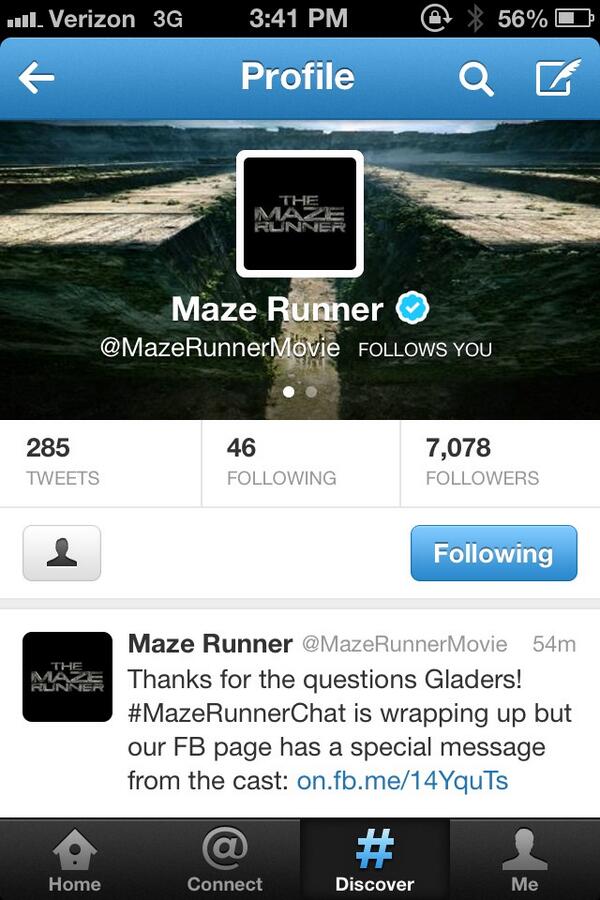 How does <a href="/MazeRunnerMovie/">The Death Cure</a> only have 7k followers? I know there r more  #dashnerarmy and #mazerunner fans than that!!