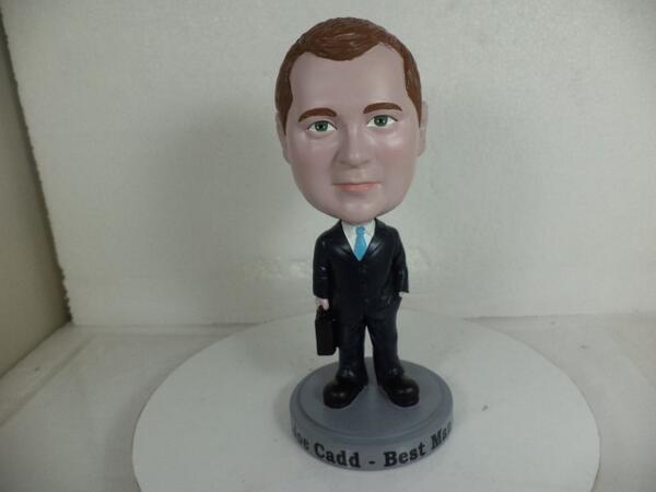 Custom_Bobbles's tweet image. “I’m telling everyone I know about the great work you guys are doing here!” Another happy #custombobblehead customer!