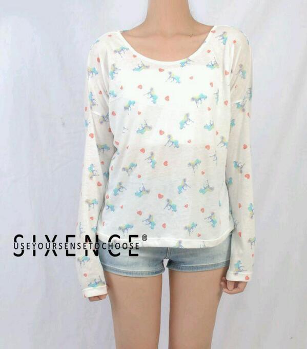 yoursixence's tweet photo. Unicorn galaxy long tee :) http://t.co/FTiUIpDYiB