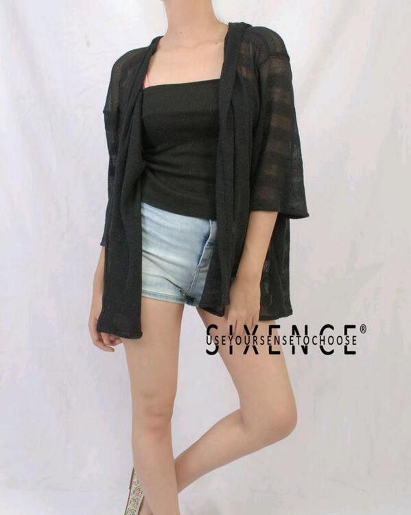 yoursixence's tweet photo. Knitted Lace Kimono Cardi (Black) :) http://t.co/XZXrMmHaFm