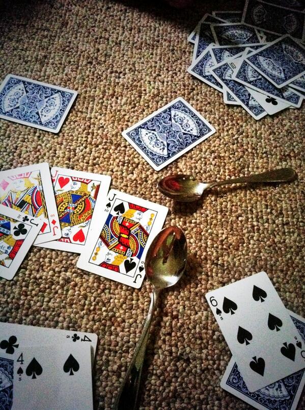 gabby_hilliard3's tweet image. Since we have no power, we are going to play spoons! #siblingfun 😊👍