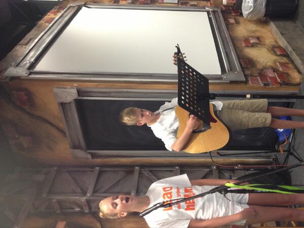 rock4therock's tweet photo. Great day at rock camp! Be sure to follow us for more pics through the week! http://t.co/8BMKWBCG2R