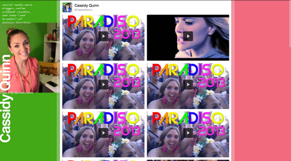 Smashnetwork's tweet image. You think @CassidyQuinn was excited about her experience with #Paradiso the other weekend?