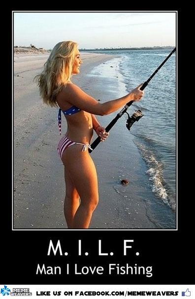 meme weavers on X: Oh, so that's what it stands for! #MILF #sex #porn  #sexy #fishing #funny #comedy #meme #bikini #beach   / X