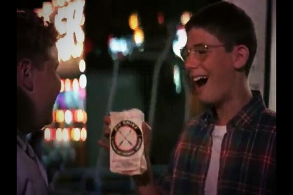 sandlot chewing tobacco Kids tossin in bombs of big chief tobacco in 