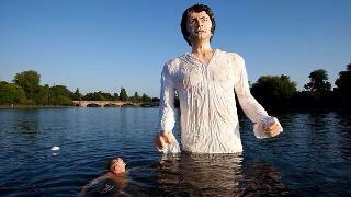 DarcyToYou's tweet image. I fail to see humour in Bingley's latest folly, an 'installation' at Pemberley.