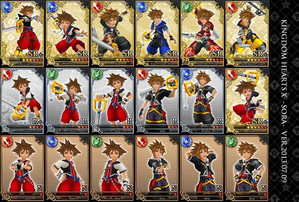 Kh Info Na Twitteri Khx この一覧以外にソラのカードを入手した方はいますか 一覧にはレイズドローも含まれています Http T Co Peo4ts6c1e Twitter