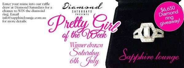 SapphireLoungeX's tweet photo. DIAMOND RING GIVEAWAY! #giveaway #diamondring #sapphirelounge #kingscross #Sydney #Australia #girls #RnB  #saturdays http://t.co/FtafFsISJC