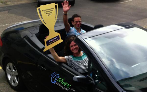 Liftshare's tweet image. My ticket has arrived - I'm going to the #2degreesAwards - looking forward to seeing you there @2degreesnetwork