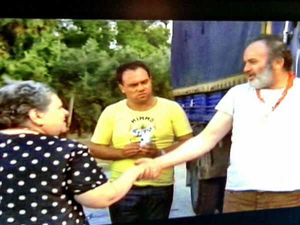 L'incontro di sora Lella cor #Principe Mario Brega. scena magistrale.&nbsp; Bianco Rosso e Verdone!!