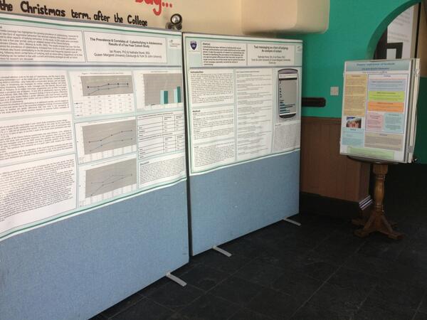 Poster presentations at the showcase event #cyu2013