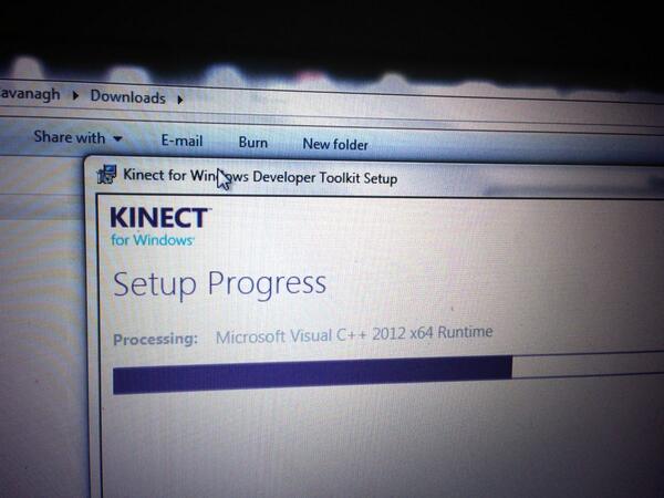 mjcav's tweet image. Things are about to get pretty tech up in here later... #lunchtimeproject #kinectsdk #kinectfusion