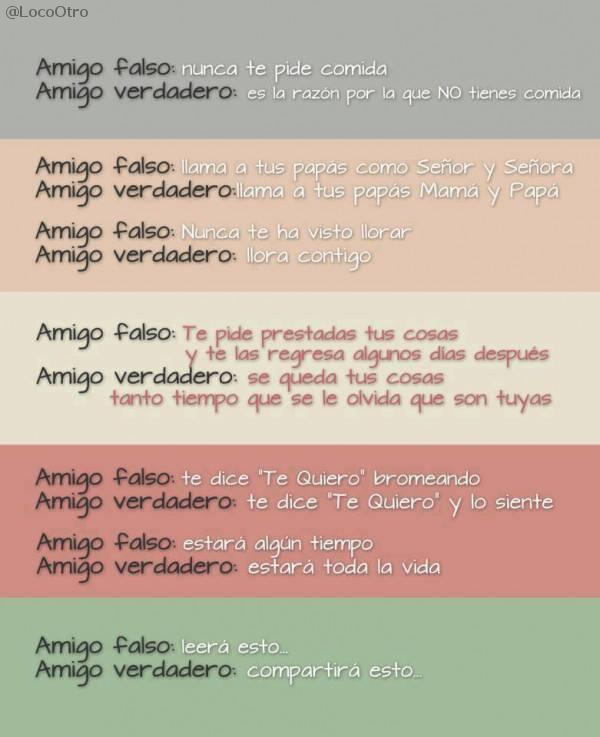 LocoOtro's tweet photo. Amigo falso ,amigo verdadero ... http://t.co/64UbNfkzMJ