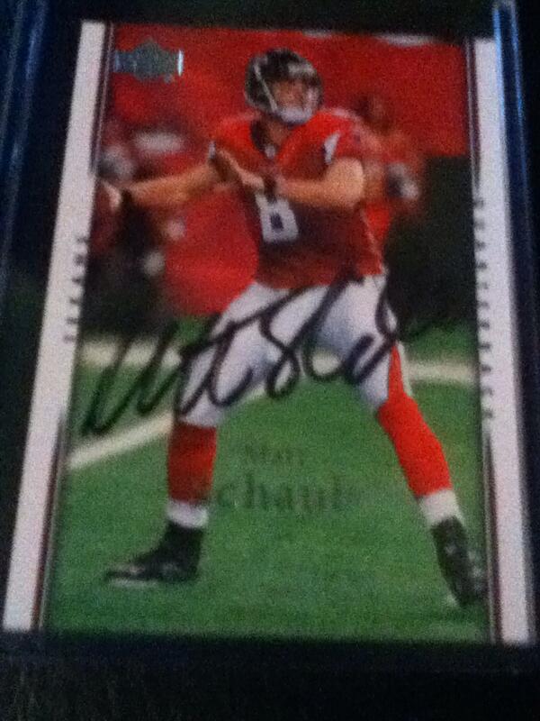 ChrisShanafelt's tweet photo. Please RT. Once I hit 1,700 followers I will give away this autographed card of #Houston #Texans QB @MSchaub8. #SMR http://t.co/ppEhRtHwjV