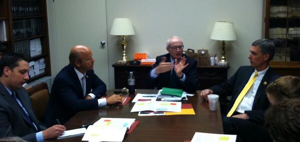 RepJohnDelaney's tweet image. Great discussion on #UScomp today with @RepTomRice &amp;amp; @MichaelEPorter of Harvard. (1/2)