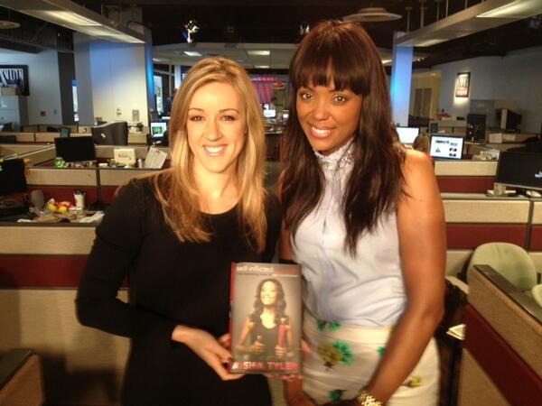 InsideEditionPR's tweet photo. Today on @InsideEdition: @aishatyler from @TheTalk_CBS dishes on new book #selfinflictedwounds w/ @MeganAlexander1! http://t.co/gm11B8YgIn
