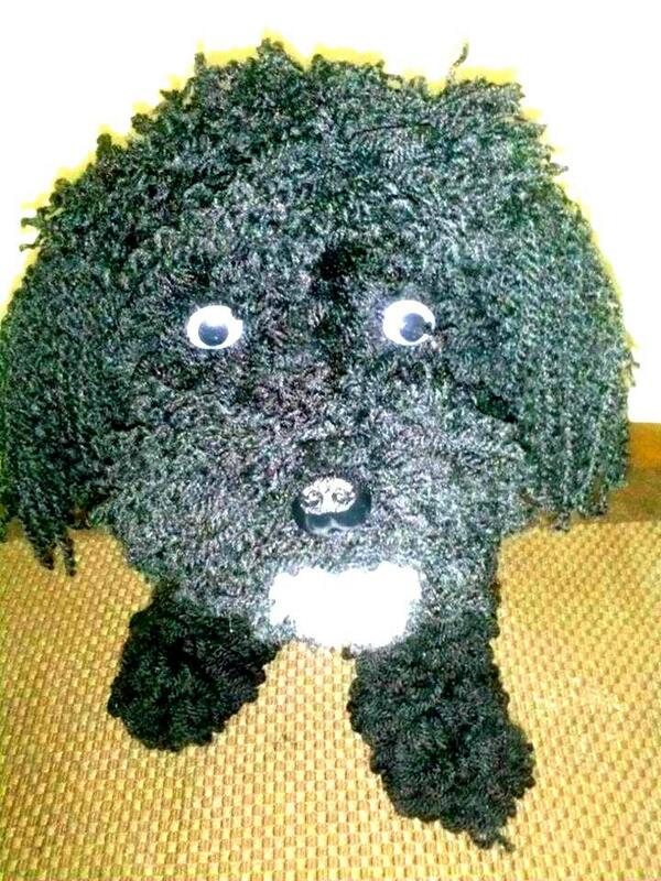 DesignerDogsArt's tweet image. More pics of our look a like of Blake, Hoda's dog.