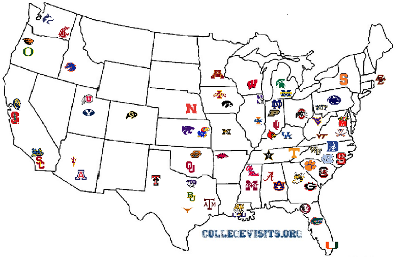 College Visits on Twitter: "How about this map I made of all relevant