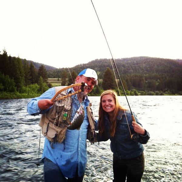 I caught a live one! #flyfishing #neverleaving