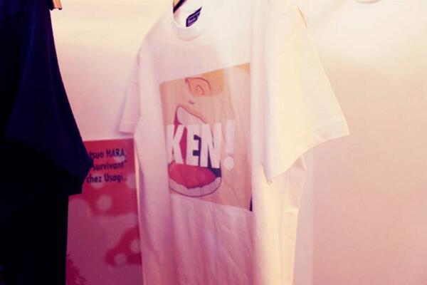 Blanchechabane's tweet photo. T-shirt Blanche &amp; Chabane x Usagi Paris Pour les 30 ans de Hokuto no Ken (Ken le survivant) avec Tetsuo Hara. http://t.co/KoIbeoKoBd