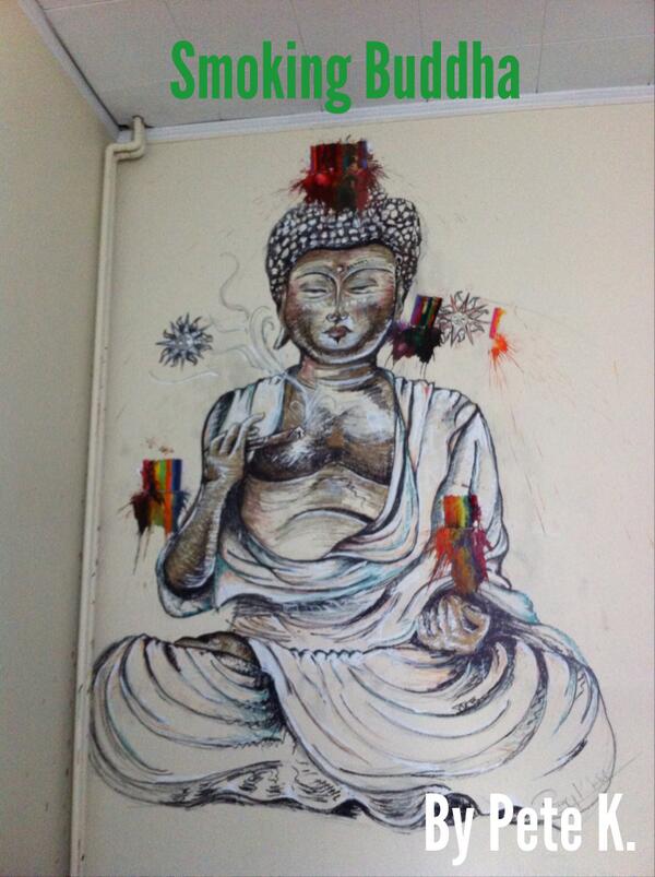 jonbeato's tweet photo. Smoking Buddha http://t.co/yNz6ODfmd9