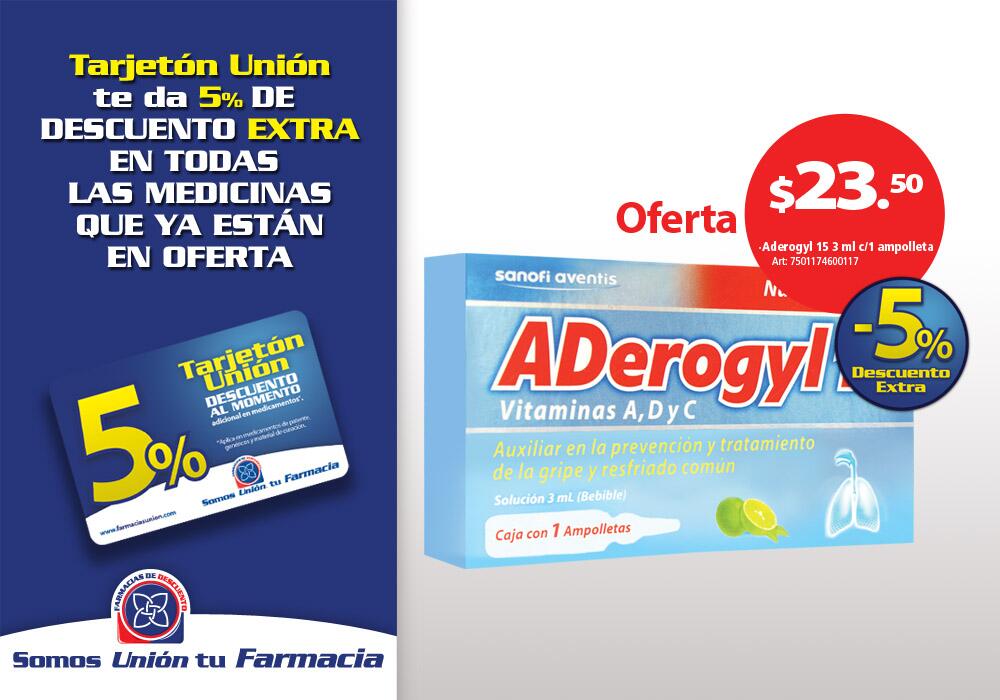 Farmacias Unión on X: Protege a tus niños con #Aderogyl