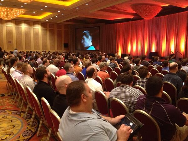 UXMoose's tweet image. Packed house. #DevCon13 was amazing!