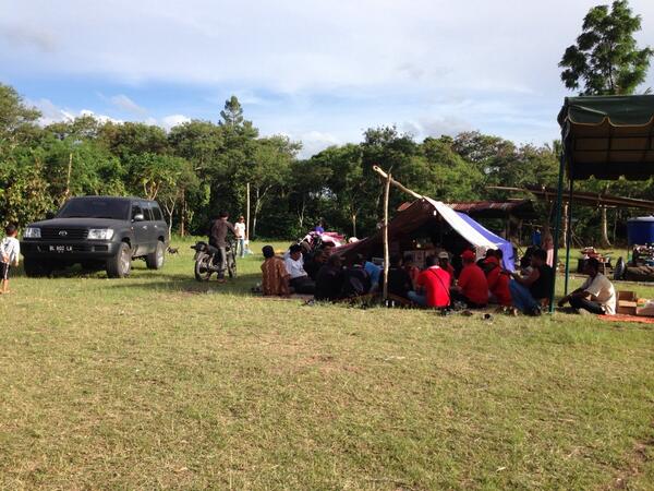 K.O.G aceh di posko pengungsian kabupaten bener beriah, Aceh tengah