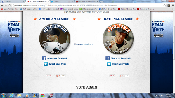 zeldamonk's tweet photo. @tigers #BackBenoit http://t.co/gCPpPGNYCo