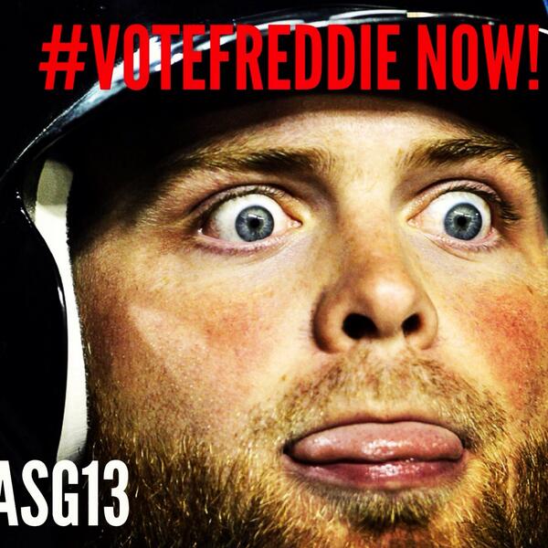 Redbeard81's tweet image. McCann demands you #VoteFreddie for #ASG13 @Braves @FreddieFreeman5