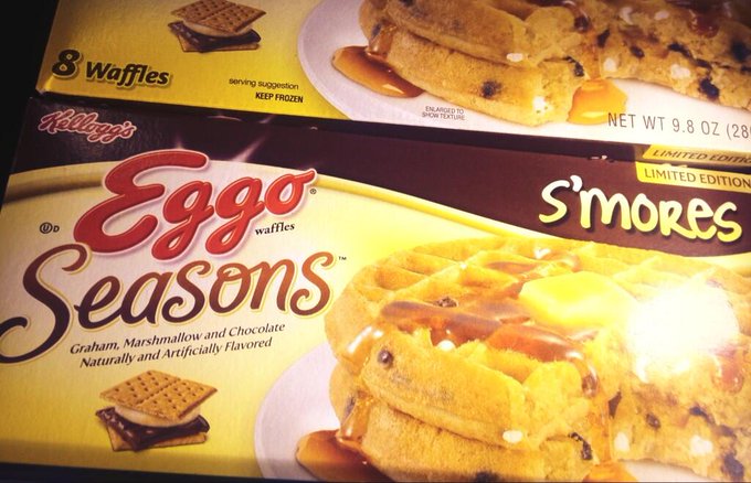 Holy smokes Batman... S'mores Eggos just came into existence... Somebody pinch me! #foodgasm #delicious