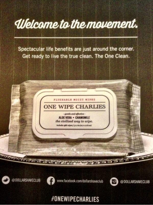 wrestlingandy's tweet image. Welcome to the movement. #OneWipeCharlies @DollarShaveClub
